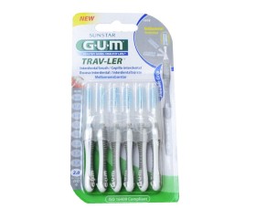 Gum Trav-Ler 2.0mm 6 Cepillos Interdentales