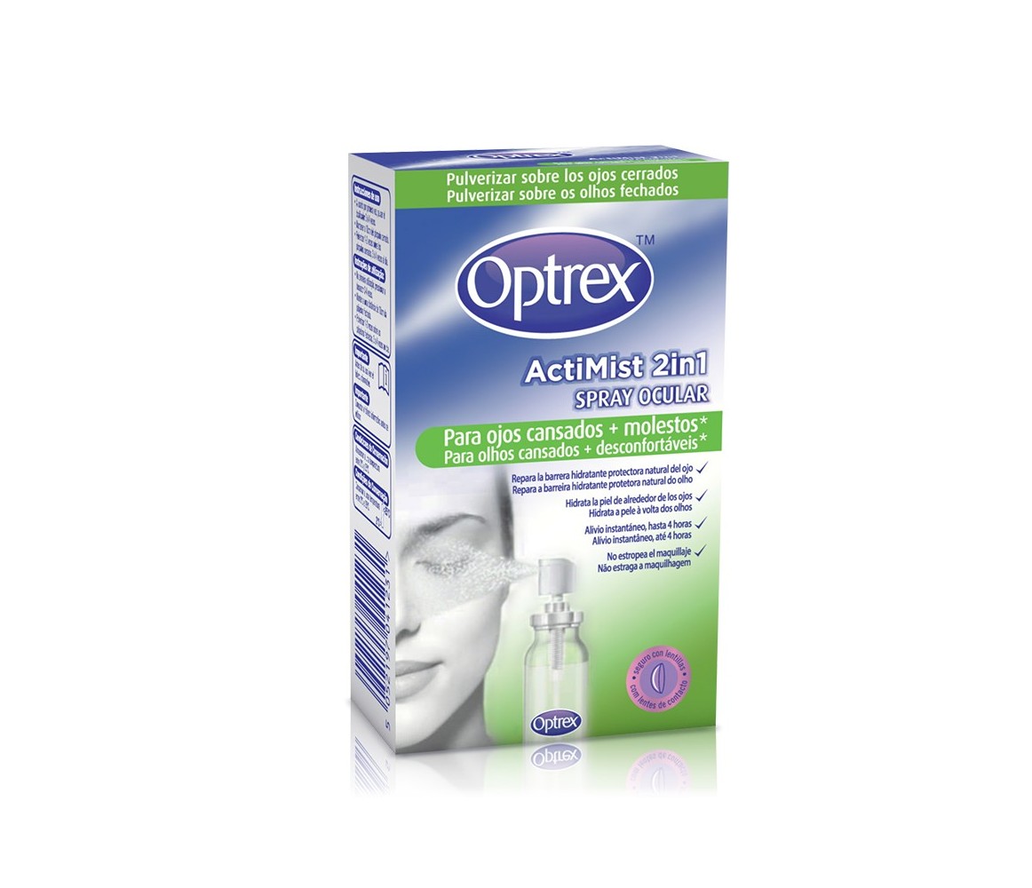 Optrex ActiMist 2 en 1 Spray Ocular 10 ml. Ojos