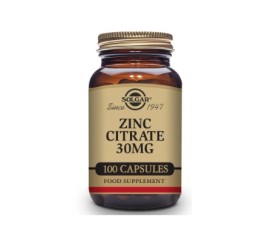 Solgar Zinc Citrato 30 mg 100 comprimidos