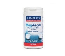 Lamberts MagAsorb Citrato de Magnesio 150 mg 60