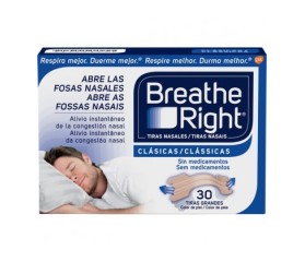 Breathe Right Clásicas 30 Tiras Grandes