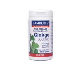 Lamberts Ginkgo Biloba 6000 mg 180 comprimidos