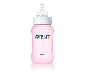 Philips Avent Biberón 3m Enganche Clásico Rosa 3