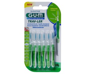 Gum Trav-Ler 1.1mm 6 Cepillos Interdentales