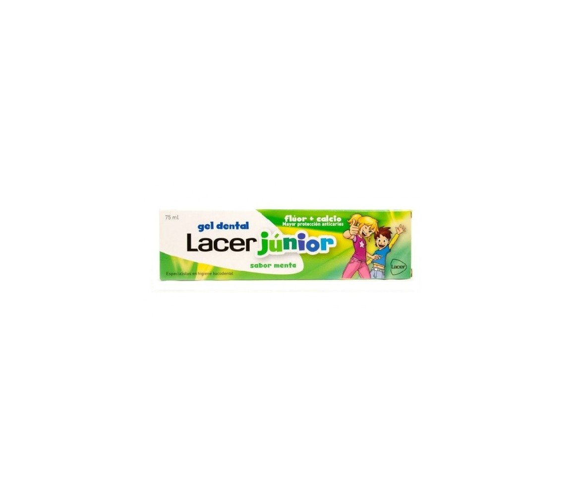 Lacer Junior Gel Dental Sabor Menta 75 ml