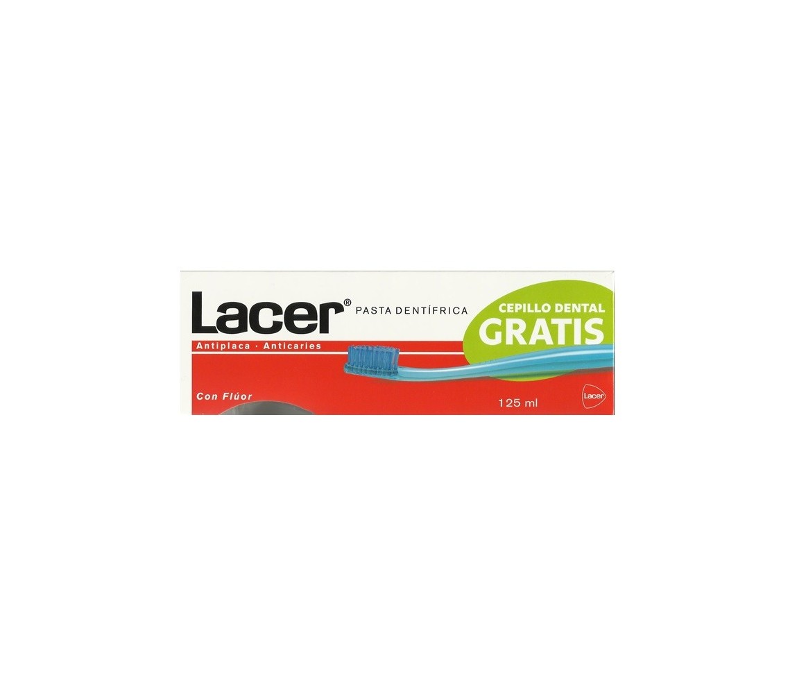 Lacer Pack Pasta Dental 125 ml  Cepillo Regalo