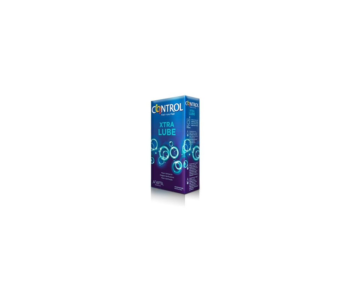 Control Adapta Xtra Lube 12 Preservativos