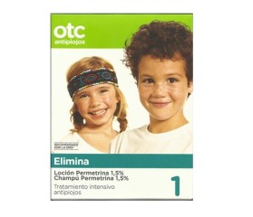 OTC antipiojos Elimina (1). Loción y Champú 1,5%