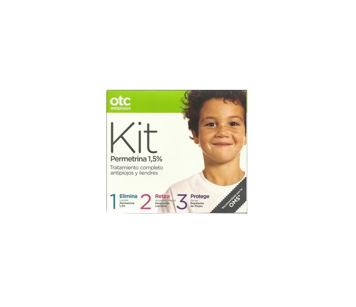 OTC antipiojos KIT Permetrina 1,5 % . Elimina(1)