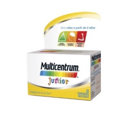 Multicentrum Junior 30 comprimidos masticables