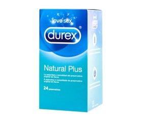 Durex Natural Plus 24 preservativos