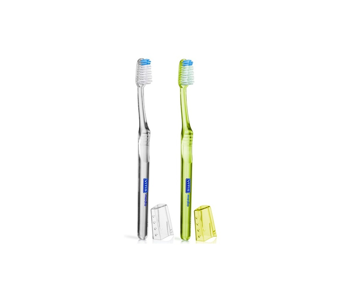 Vitis Medio Cepillo Dental 2 unidades