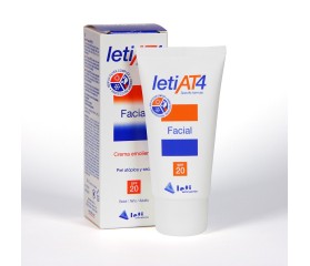 Leti At4 Facial Crema Emoliente SPF-20 Piel Atóp