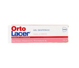 Orto Lacer Pasta Dentifrica Sabor Fresa 75 ml