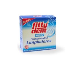 Fittydent Super Comprimidos Limpiadores 32 unida