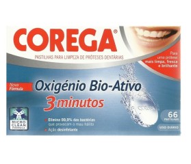 Corega Oxígeno Bio-Activo 3 Minutos Tabletas Lim
