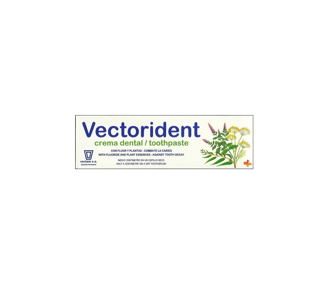 Vectorident Crema Dental Con Flúor y Plantas 75