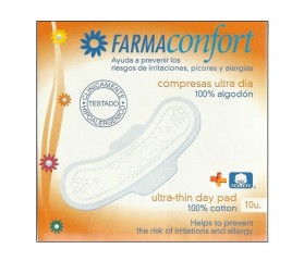 Farmaconfort Compresas Ultra Día Con Alas 100% A