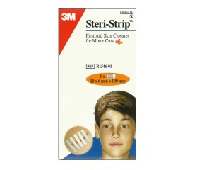 3M Steri-Strip Sutura 10 x 6 mm x 100 mm 1 Und