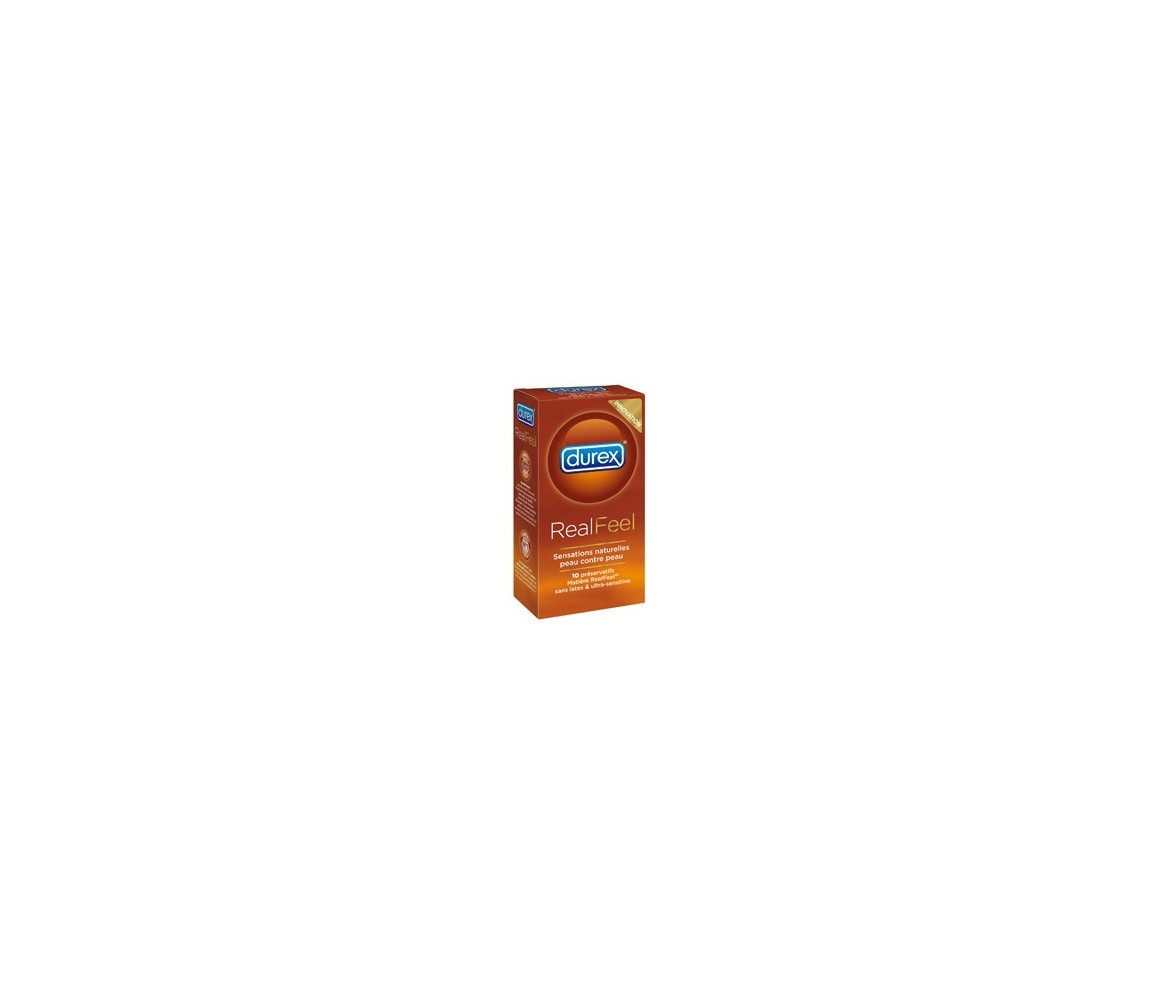 Preservativos Durex Real Feel sin Latex 10 unds.