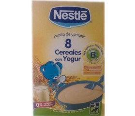 Papilla 8 Cereales con Yogurt Nestle