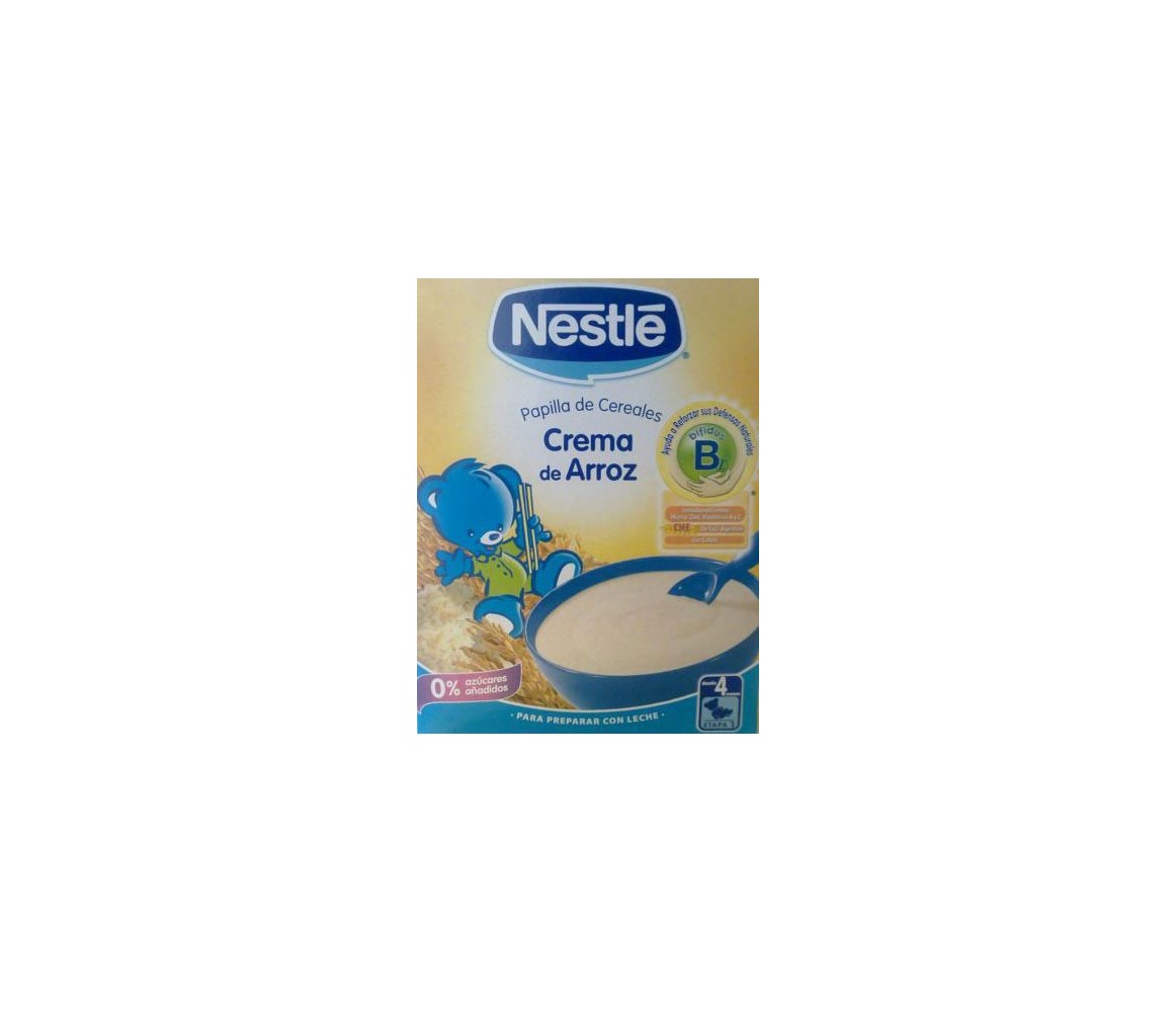 Papilla Crema de Arroz Nestle