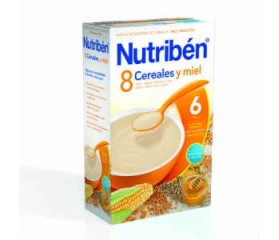 Papilla 8 cereales miel y galletas Nutriben