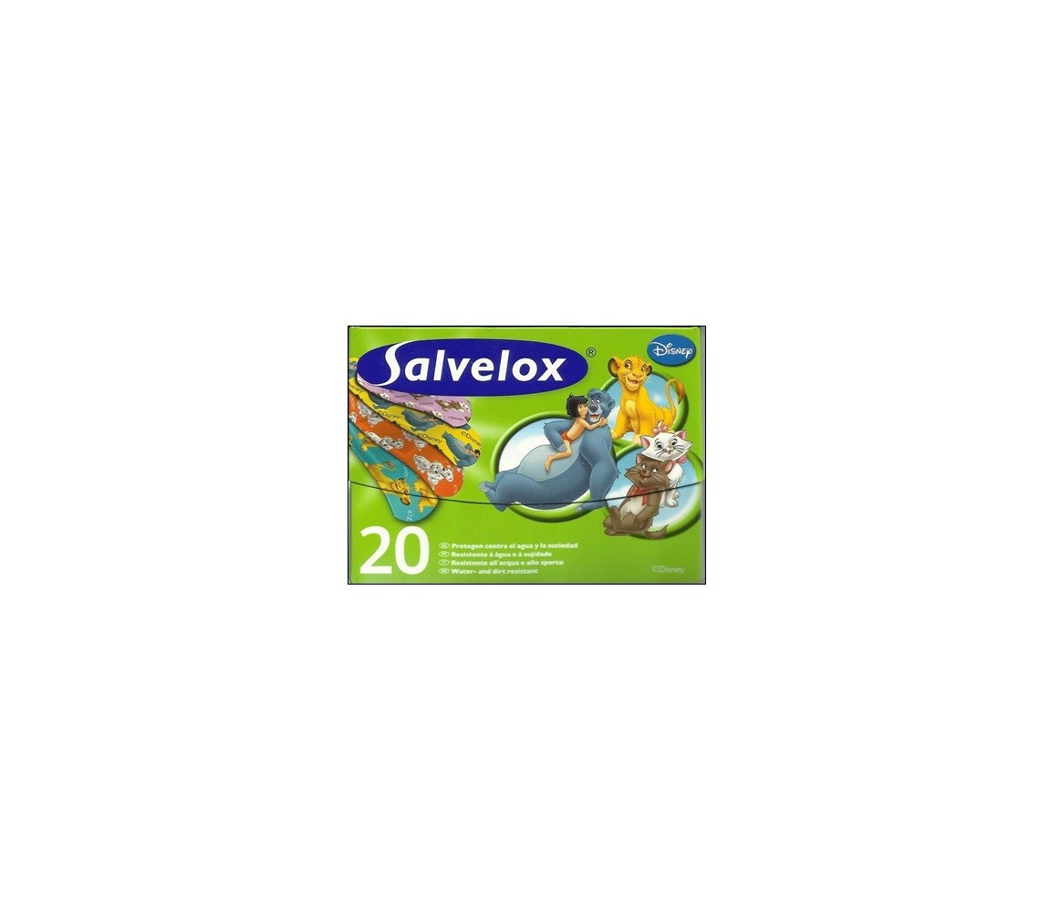 Salvelox Tiritas Disney Infantil 20 Unds en 3 Ta