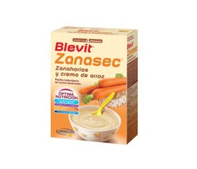 Blevit Zanasec Zanahorias y Crema de Arroz 300 g