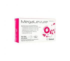 SALVAT MEGALEVURE FRESA 10 STICKS