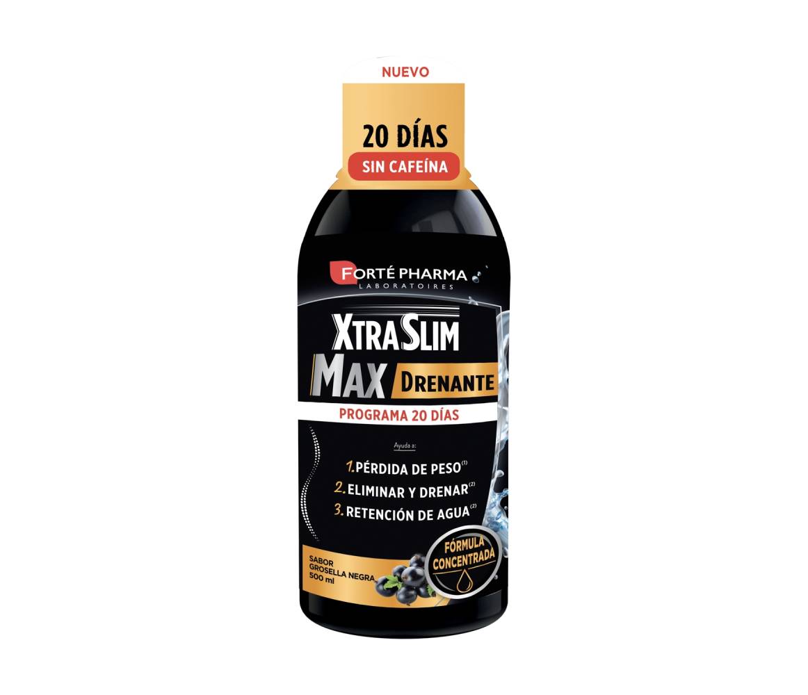 XTRASLIM MAX DRENANTE GROSELLA NEGRA 500 ML