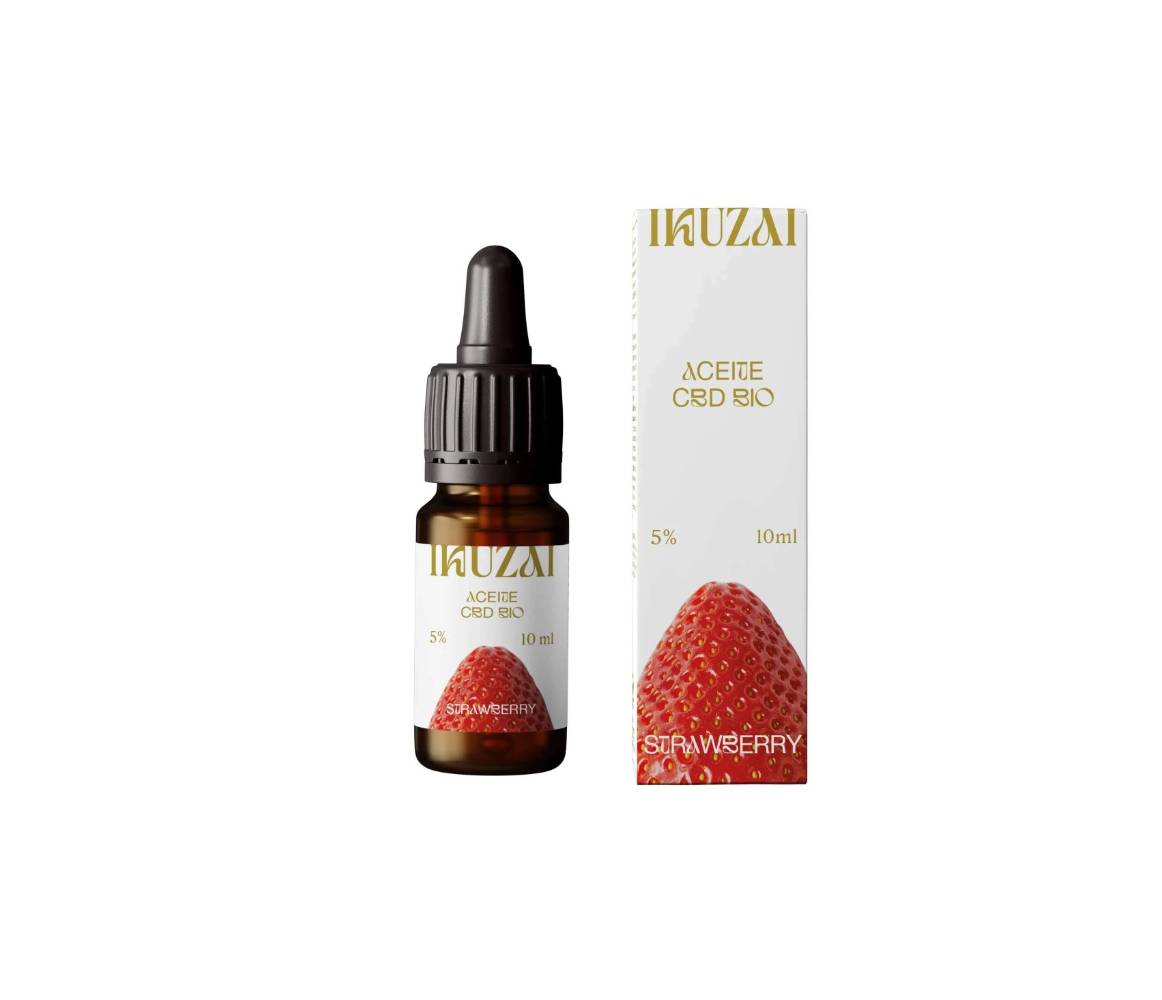 IKUZAI ACEITE CBD BIO 5% FRESA 10ML