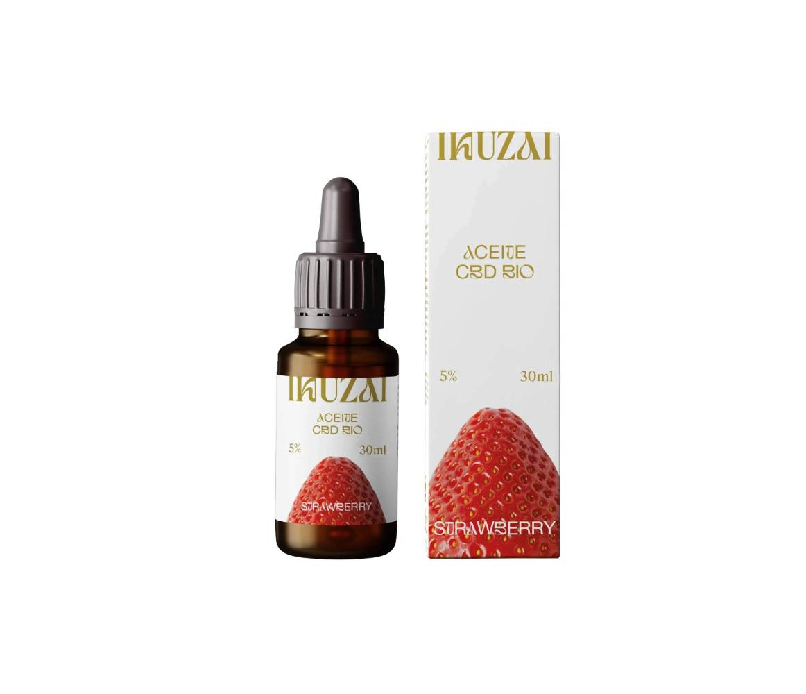 IKUZAI ACEITE CBD BIO 5% FRESA 30ML