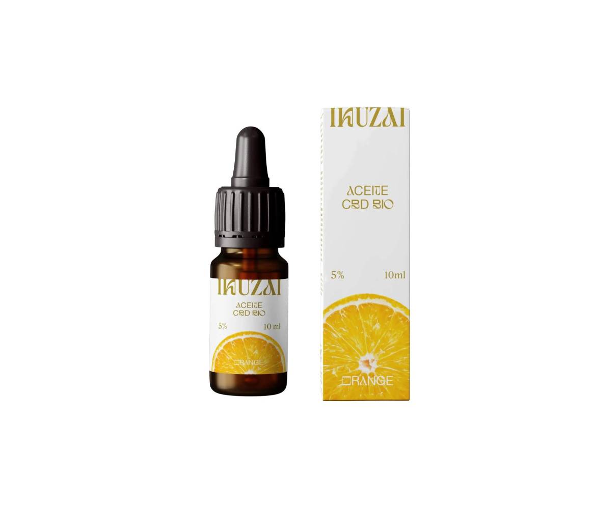 IKUZAI ACEITE CBD BIO 5% NARANJA 10ML