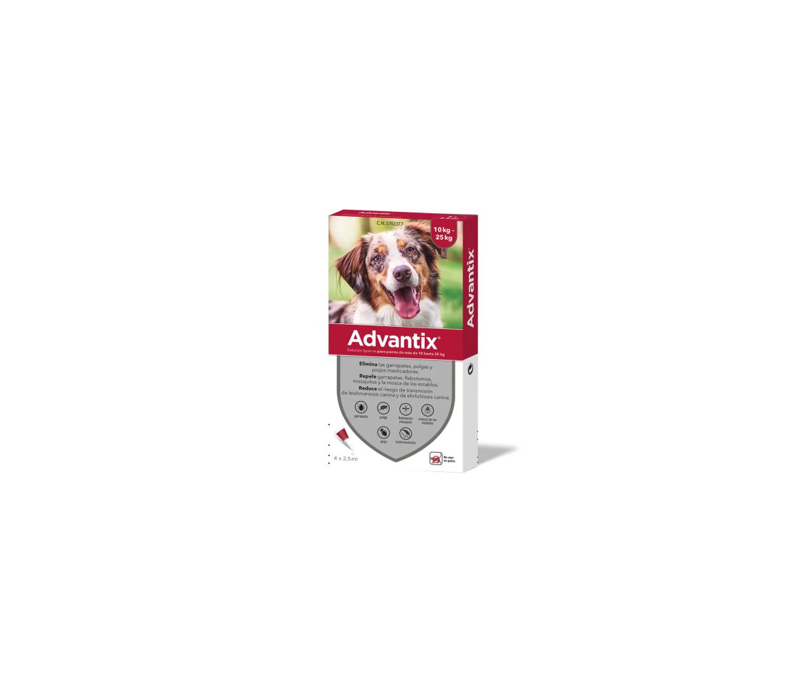 ADVANTIX  2,5 PERRO 10KG - 25 KG  1 PIPETA