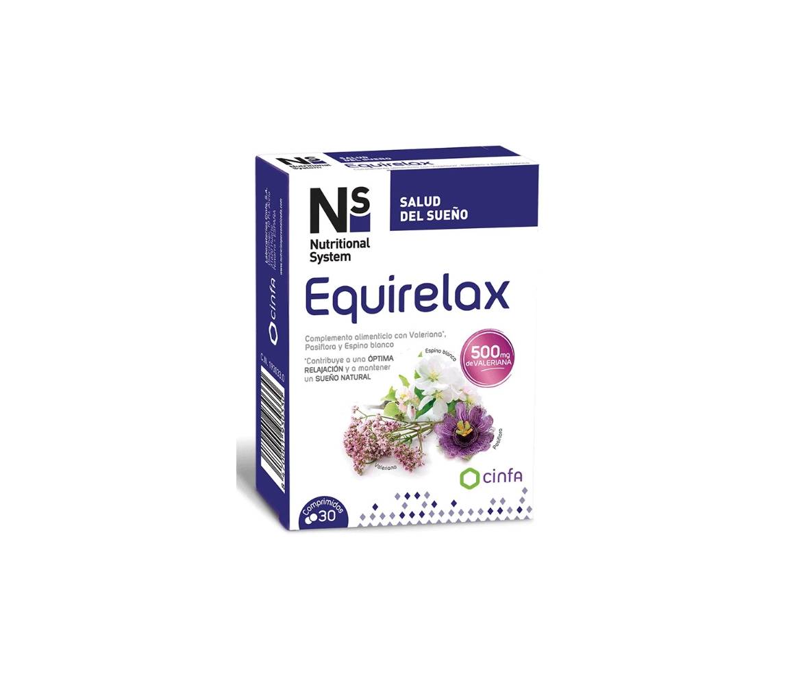 NS EQUIRELAX ANSIOLESS 30 COMPRIMIDOS RECUBIERTO