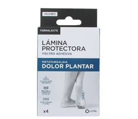 FARMALASTIC LAMINA PROTECTORA FIELTRO ADHESIVA