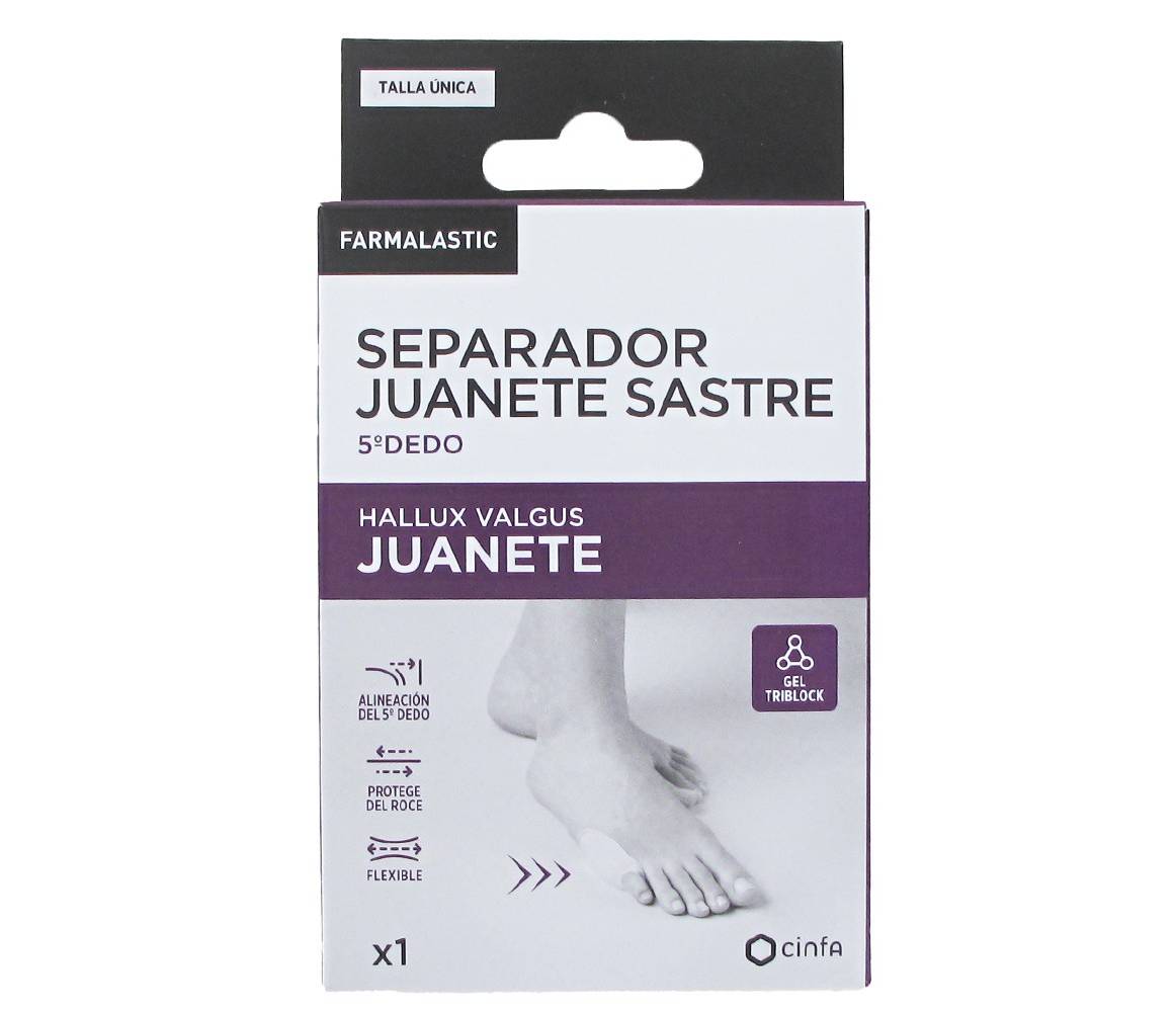 FARMALASTIC SEPARADOR JUANETE SASTRE 5º DEDO 1UN