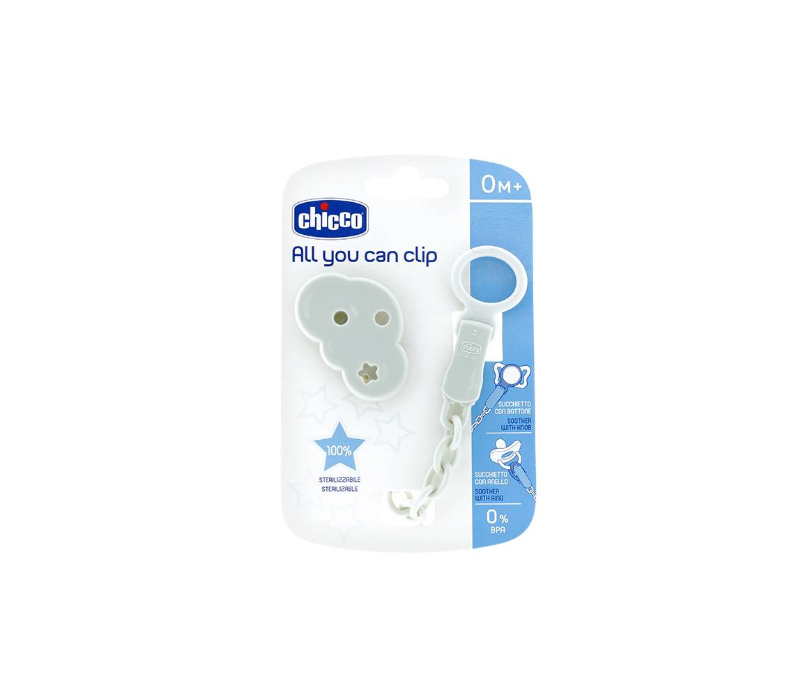 CHICCO CLIP CHUPETE NUBE