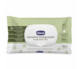 CHICCO TOALLITAS HUMEDAS BIODEGRADABLES 60UDS