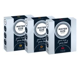 MISTER SIZE PRESERVATIVOS SET 3 TALLA 53/57/60