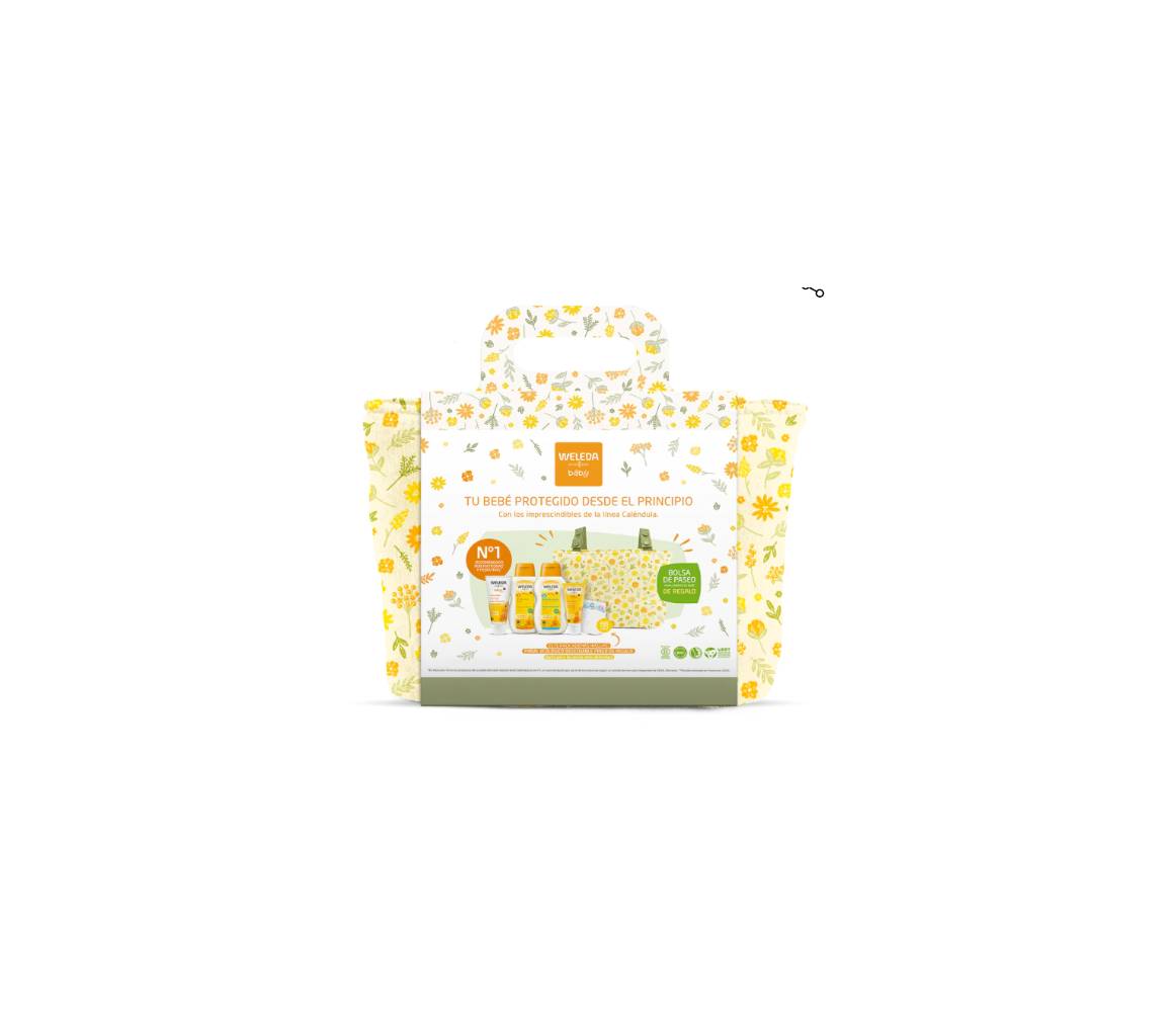 WELEDA BOLSO DE PASEO SET PRODUCTOS BEBE