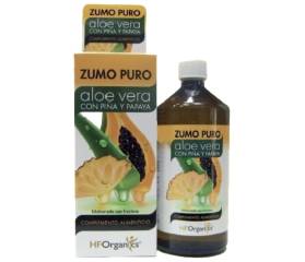 HFORGANICS ZUMO ALOE VERA CON PIÑA Y PAPAYA  1L