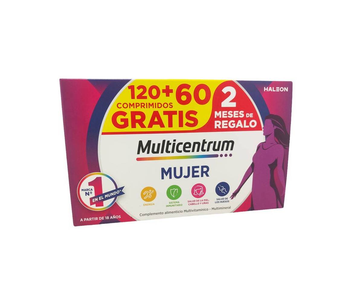 MULTICENTRUM MUJER 120 COMP + 60 COMPS