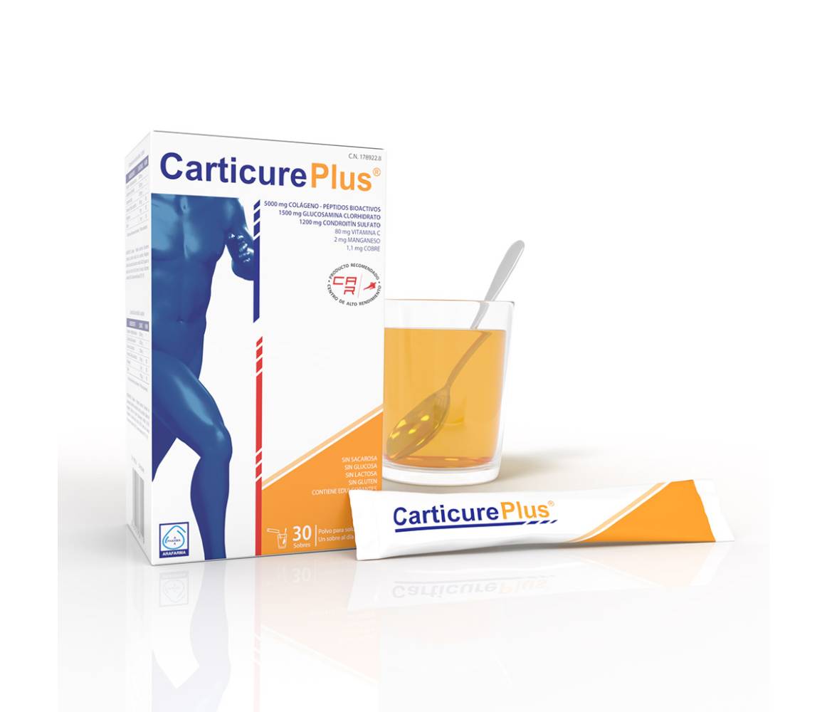 CARTICURE PLUS SOBRES CONDROITINA + GLUCOSAMINA