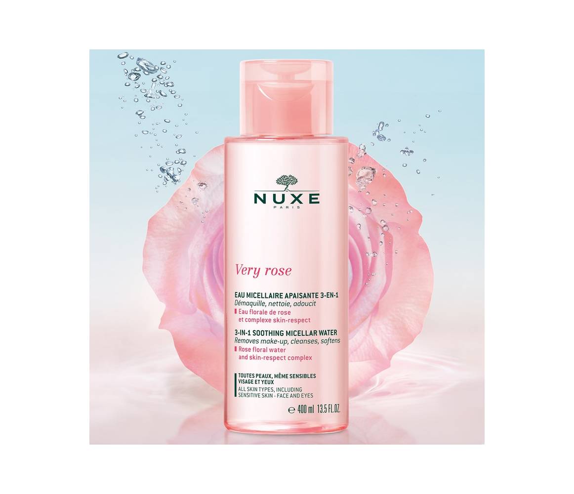 NUXE AGUA DESMAQUILLANTE MICELAR ROSA 400 ML