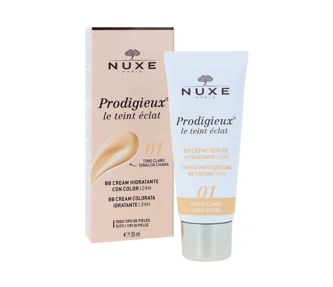 NUXE PRODIGIEUX BB CREAM HIDRAT 24H TONO 1 CLARO