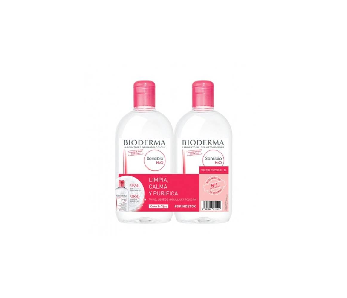 BIODERMA PACK SENSIBIO H20 500ML+ H20 500ML