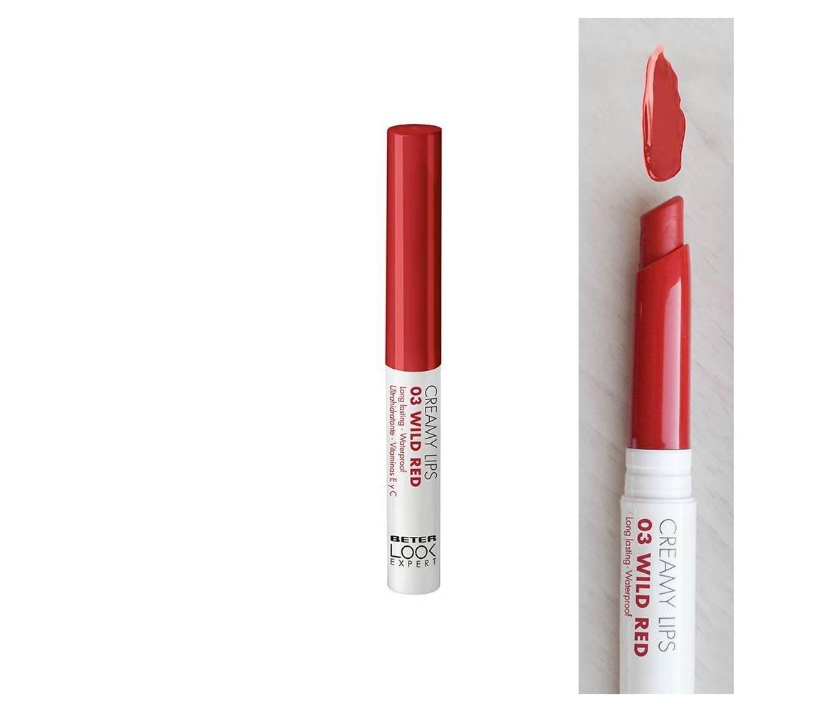 BETER LOOK LIPSTICK CREAMY LIPS 03 WILD RED