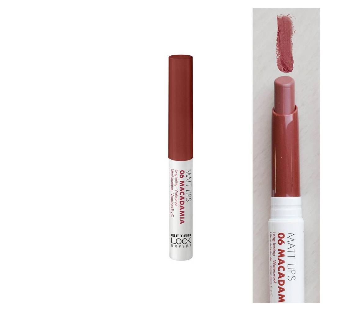 BETER LOOK LIPSTICK MATT LIPS 06 MACADAMIA